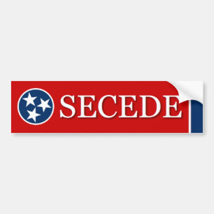 UTTRÄDA UR den Tennessee (TN) bildekalet Bildekal
