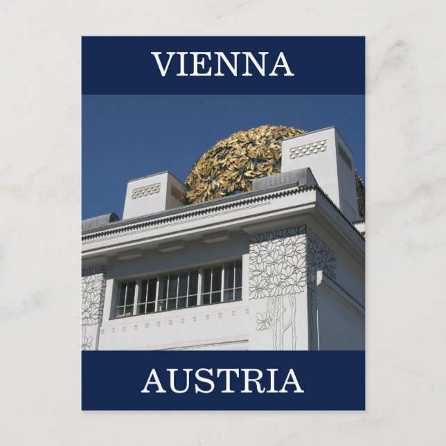 utträde Wien Österrike Vykort (Framsida)