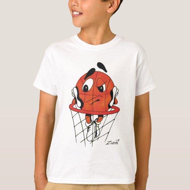 Uttråkad basket t-shirt (Framsida)
