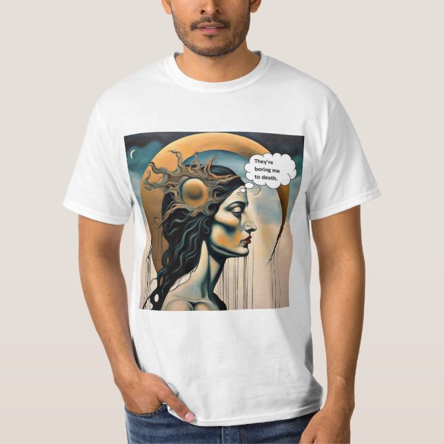 Uttråkad till döds t shirt (Framsida)