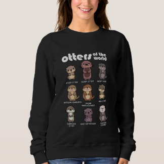 Uttrar Från Hela Världen Söta Kawaii Utter Älskare T Shirt