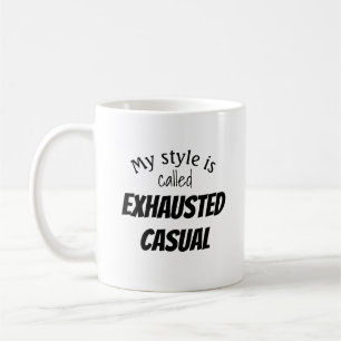 Uttröttad Ledig Rolig Kaffemugg