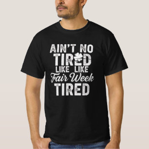 Uttröttad Men Lycklig Design  T Shirt