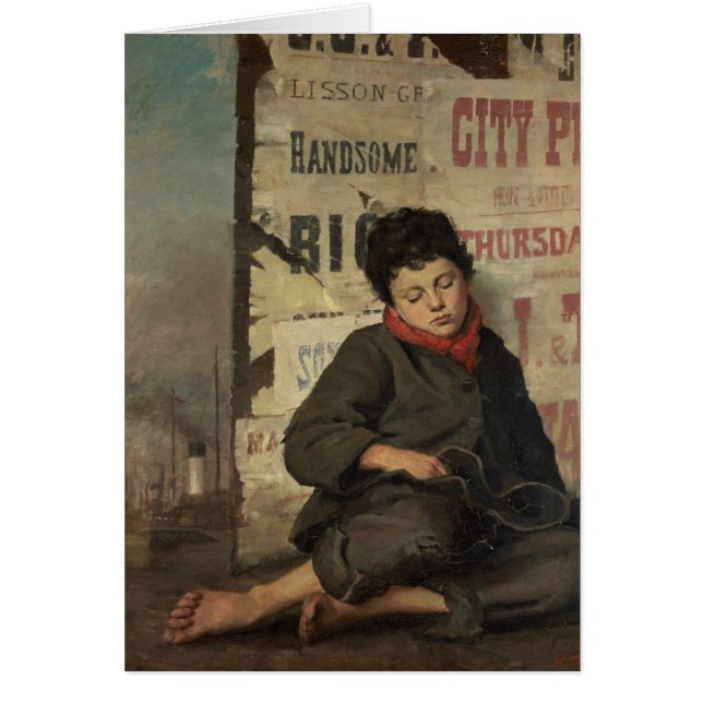 Uttröttadt Hälsningskort (Framsidan)