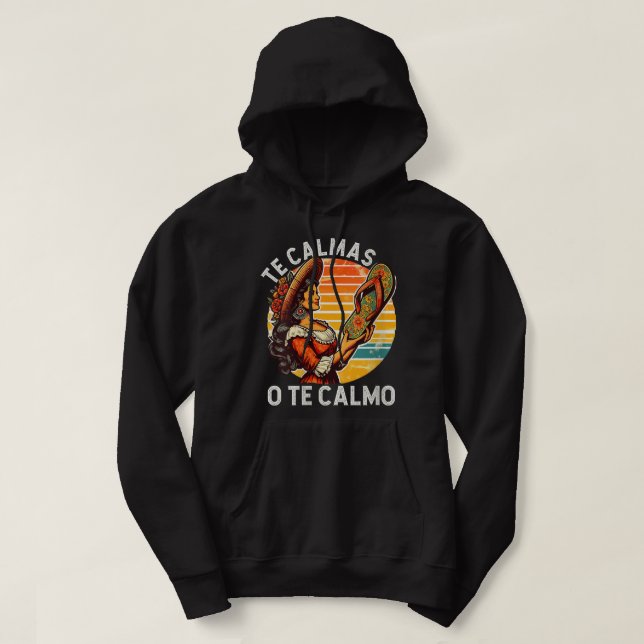 Uttryck av det mexikanska spanska Mor-Mamman Te Ca Hoodie (Design framsida)