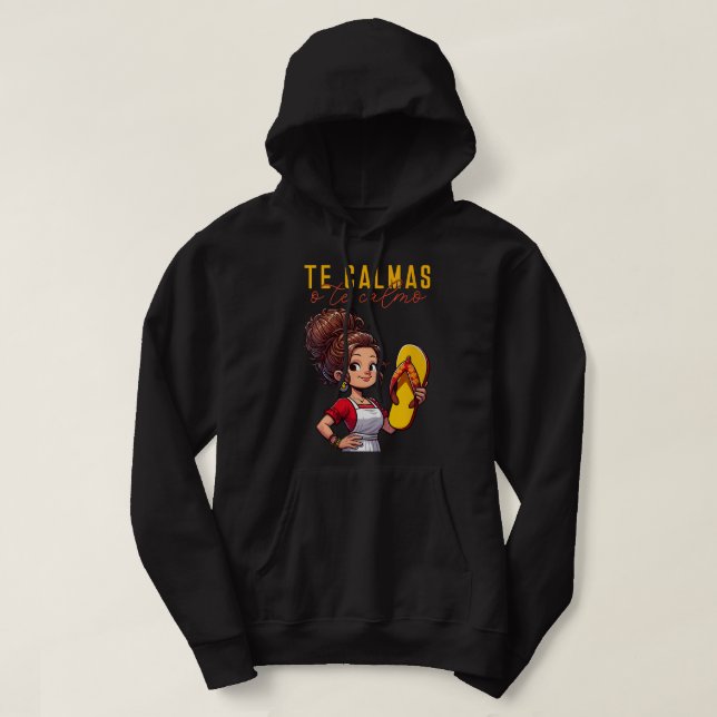 Uttryck av det mexikanska spanska Mor-Mamman Te Ca Hoodie (Design framsida)