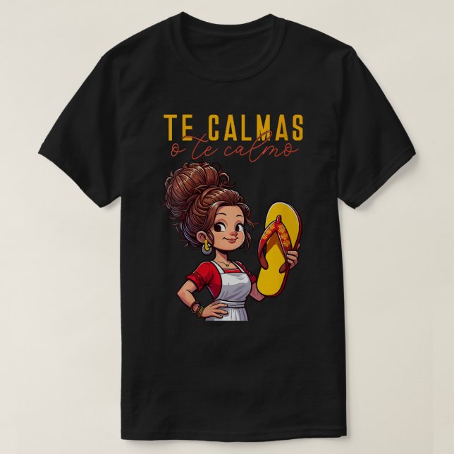 Uttryck av det mexikanska spanska Mor-Mamman Te Ca T Shirt (Design framsida)