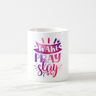 Uttryck Dig Själv - Vakna Be Slå - Rosa Kaffemugg