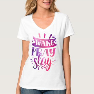 Uttryck Dig Själv - Vakna Be Slå - Rosa T Shirt