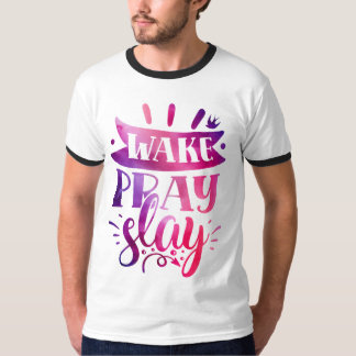 Uttryck Dig Själv - Vakna Be Slå - Rosa T Shirt