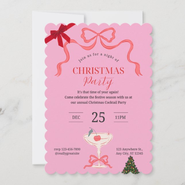 Uttryck din kärlek till partiet  inbjudningar (Framsida)