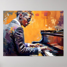 Uttryck från Jazz Wall Bild Poster