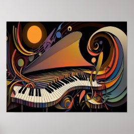 Uttryck från Jazz Wall Bild Poster