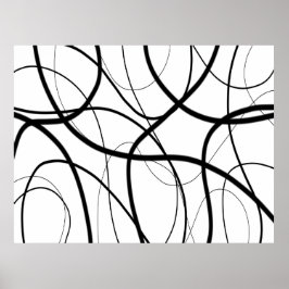 Uttryck i svartvitt poster