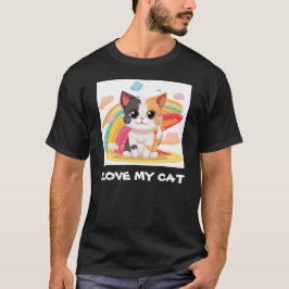 Uttryck Kärlek med 'I Kärlek My Cat'-apparat T Shirt