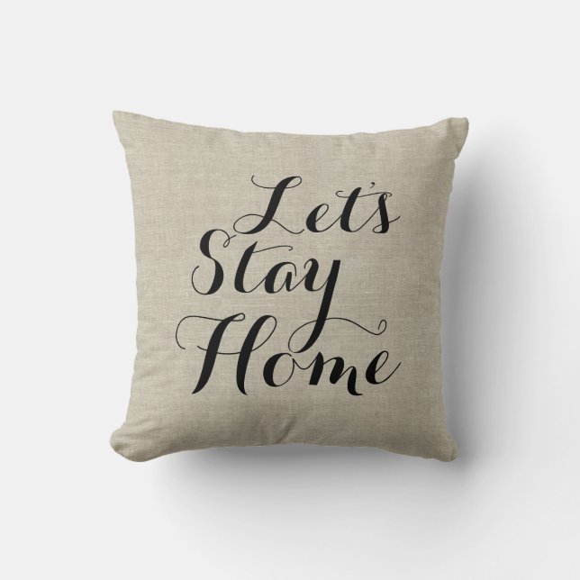 Uttryck Rustic Linen Titta Dekorativ kudde (Framsida)