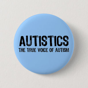 Uttrycka av Autism knäppas Knapp