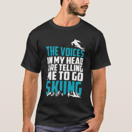 Uttrycker i mitt Head träffande mig som går att Tee Shirt