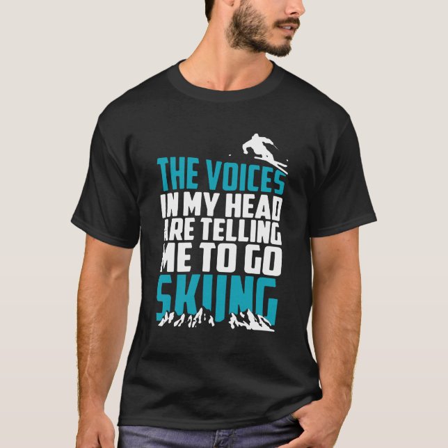 Uttrycker i mitt Head träffande mig som går att Tee Shirt (Framsida)