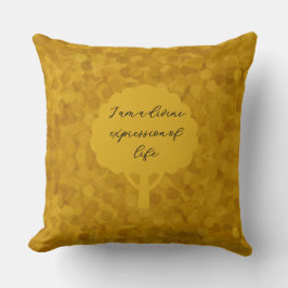 Uttrycket gudomligt: Hösten Caramel Dekorativ kudd Kudde