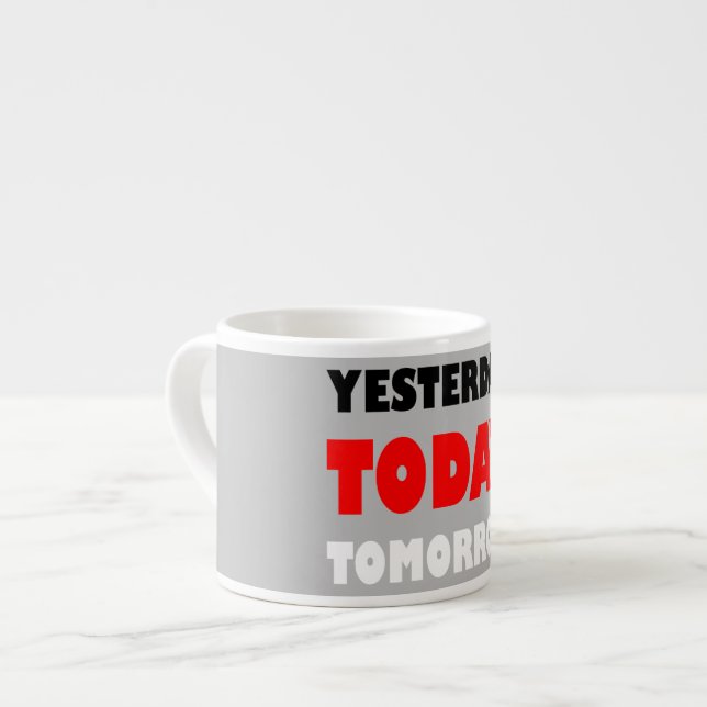 Uttrycket "positiv ord" i den ursprungliga textdes espressomugg (Framsida vänster)