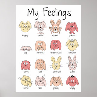 Uttrycket Skriv ut, Skriv ut Känslor, Feelings, Ro Poster