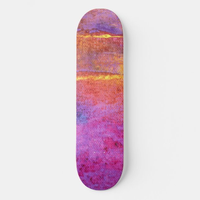 Uttrycklig Abstrakt för kvällsrörelse Mini Skateboard Bräda 18,5 Cm (Framsida)