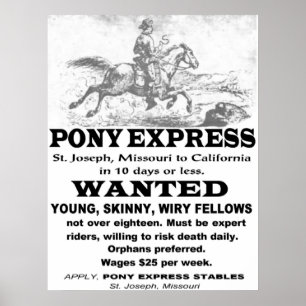 Uttrycklig annonsering för ponny poster