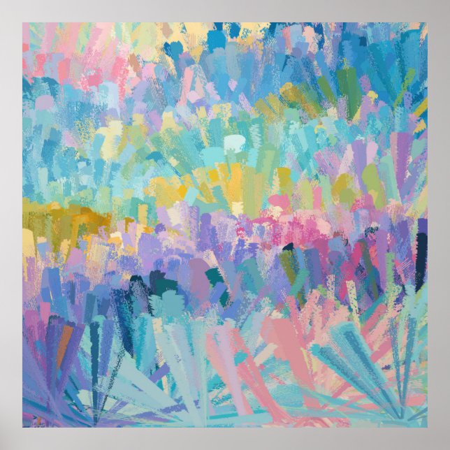 Uttrycklig färgfull flytande vätska poster (Framsidan)