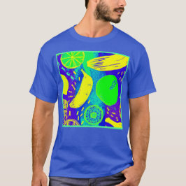 Uttrycklig frukt Neon Färg Mönster Art T Shirt