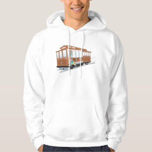 Uttrycklig kabelbil hoodie