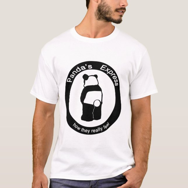 uttrycklig pandas t-shirt (Framsida)
