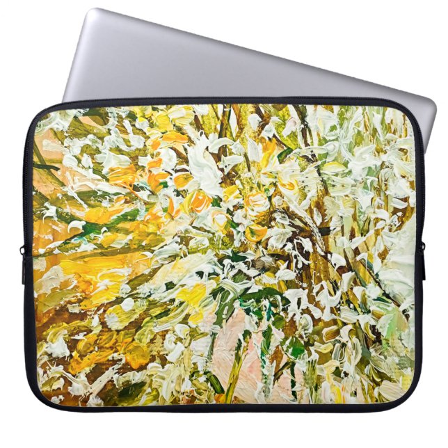 Uttrycklig präglad färg på arbetsyta, skapat med laptop fodral (Framsidan)