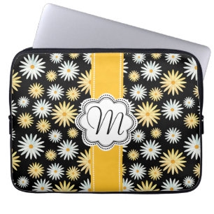 Uttrycklig vattenfärg April Daisy Mönster Laptop Fodral