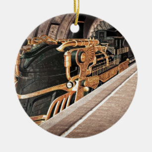 Uttryckliga Steampunk Julgransprydnad Keramik