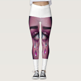 Uttryckliga teary Öga Art Leggings 💧 👁️