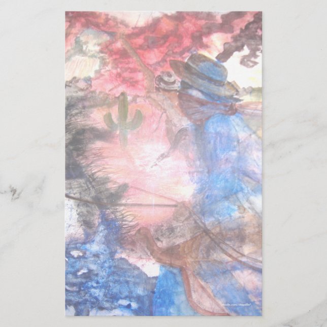 UTTRYCKLIGT AMERICANA FÖR PONNY BREVPAPPER (Framsida)