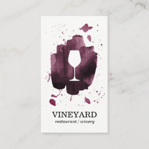 Uttryckligt borstat Struktur/Vin-glas Visitkort