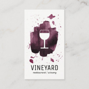 Uttryckligt borstat Struktur/Vin-glas Visitkort