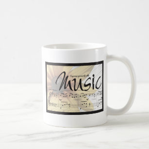 Uttryckligt dig med musikmuggen kaffemugg