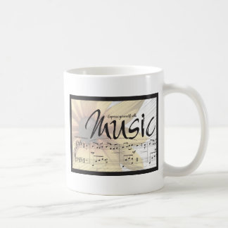 Uttryckligt dig med musikmuggen kaffemugg