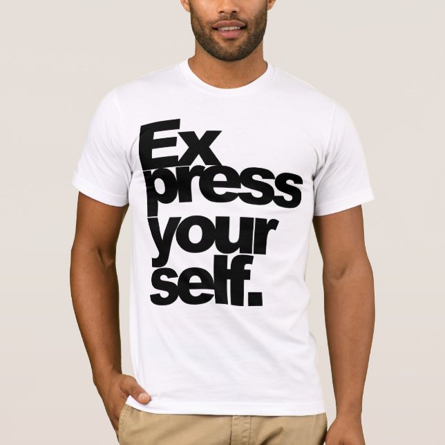 "Uttryckligt dig.", Utslagsplats Tee Shirt (Framsida)