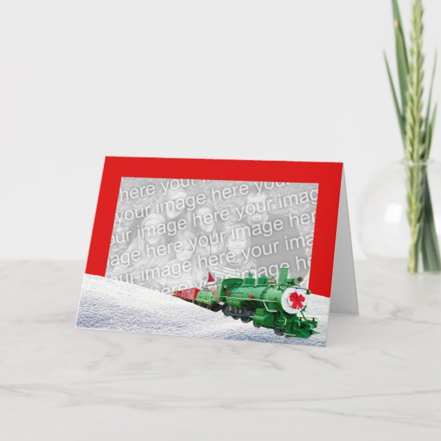 Uttryckligt fotokort för sock monkey helgkort (Framsida)