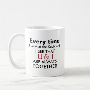 Uttryckligt Mugg U & I