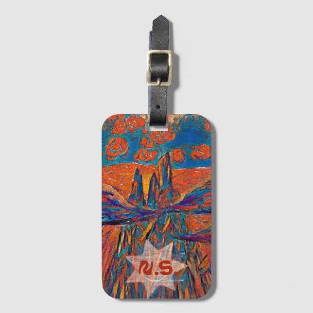 Uttryckligt Ro i Himlar Bagagebricka (Framsida vertikal)