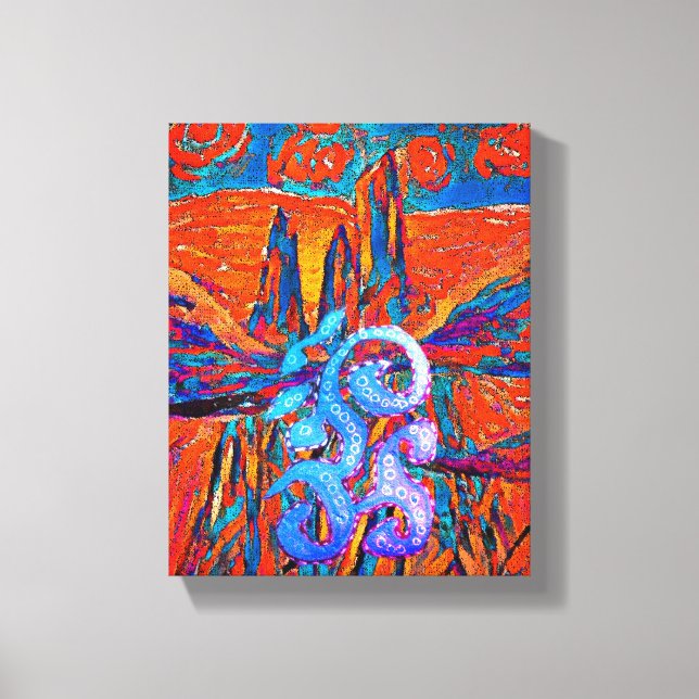 Uttryckligt Ro i Himlar Canvastryck (Framsida)