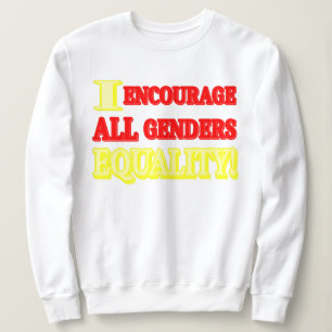 Uttrycksdesign för "ALLA GENDER - JÄMSTÄLLDHET". K T Shirt