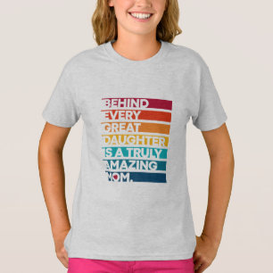 Uttryckstext för Cute Design för Mors dag T Shirt