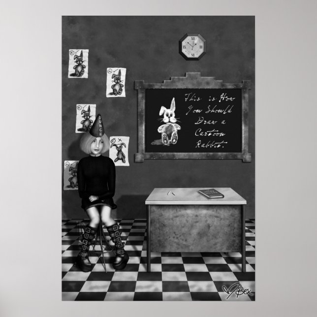 Uttrycksundertryckning Poster (Framsidan)