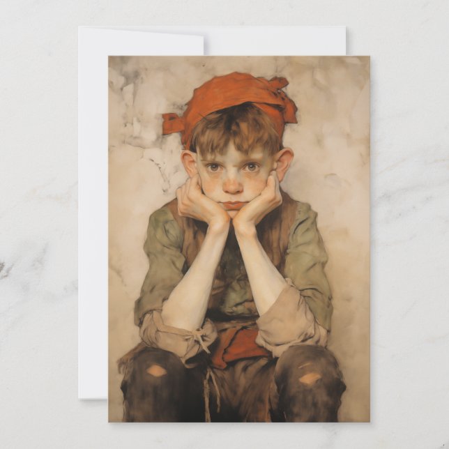 Uttryckt julafton Elf 2 Julkort (Framsida)